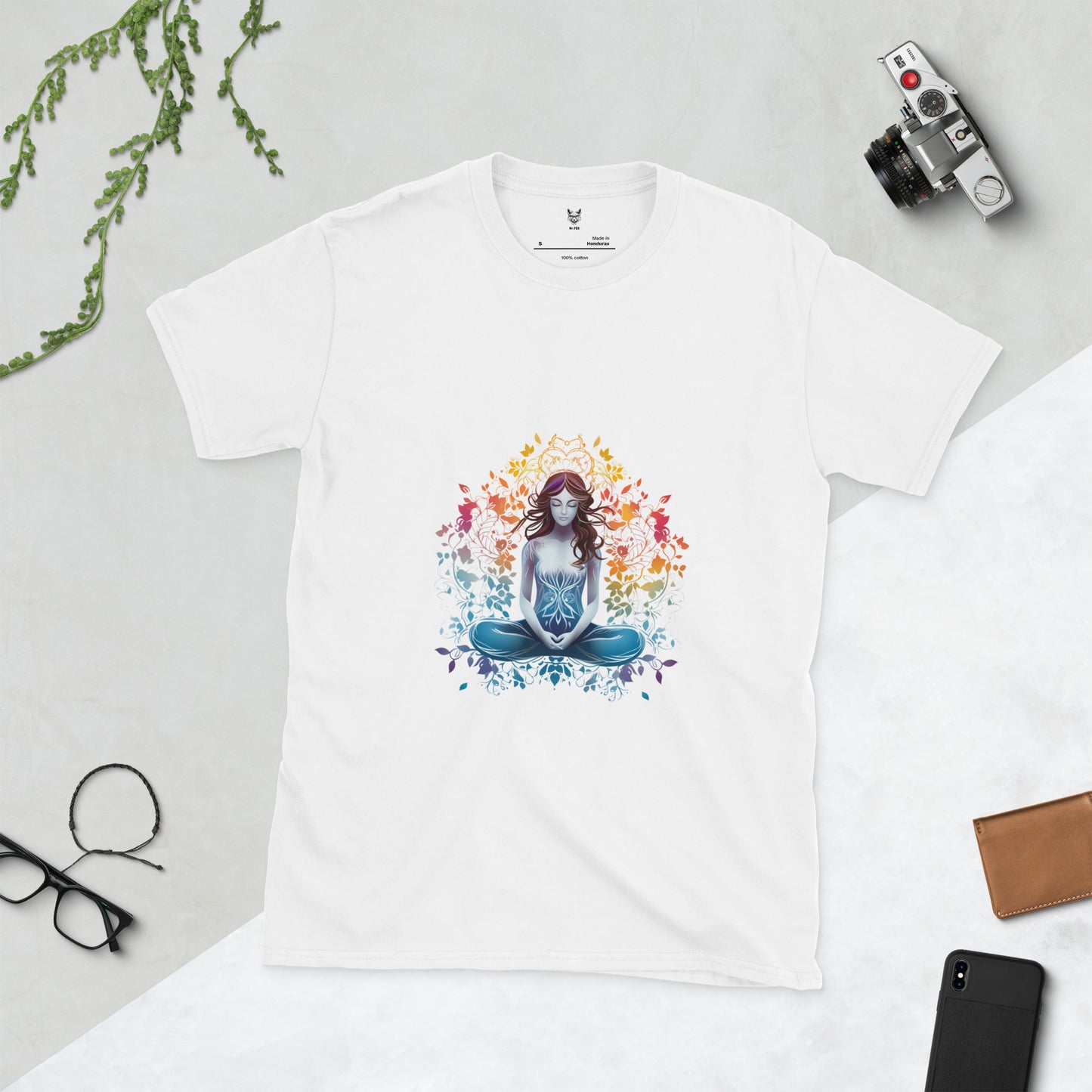 Koszulka unisex z krótkim rękawem „MEDITATION” ID: 123 (PREMIUM)