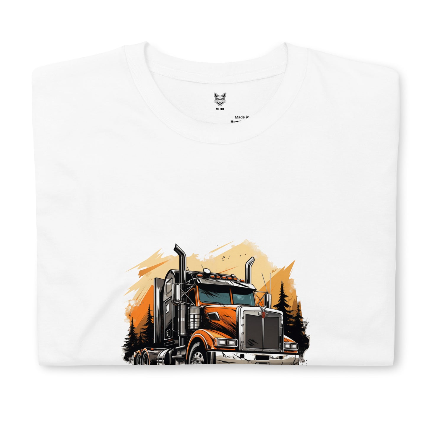 T-shirt unisex z krótkim rękawem „KING OF THE ROADS” ID: 130 (PREMIUM)