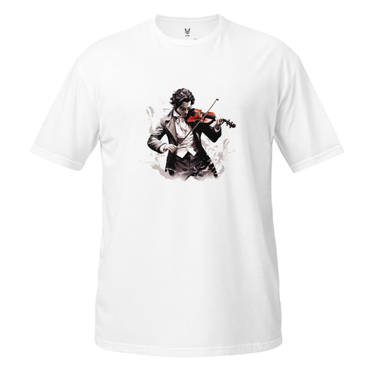 Short-Sleeve Unisex T-Shirt "VIOLINIST" ID: 136 (PREMIUM)