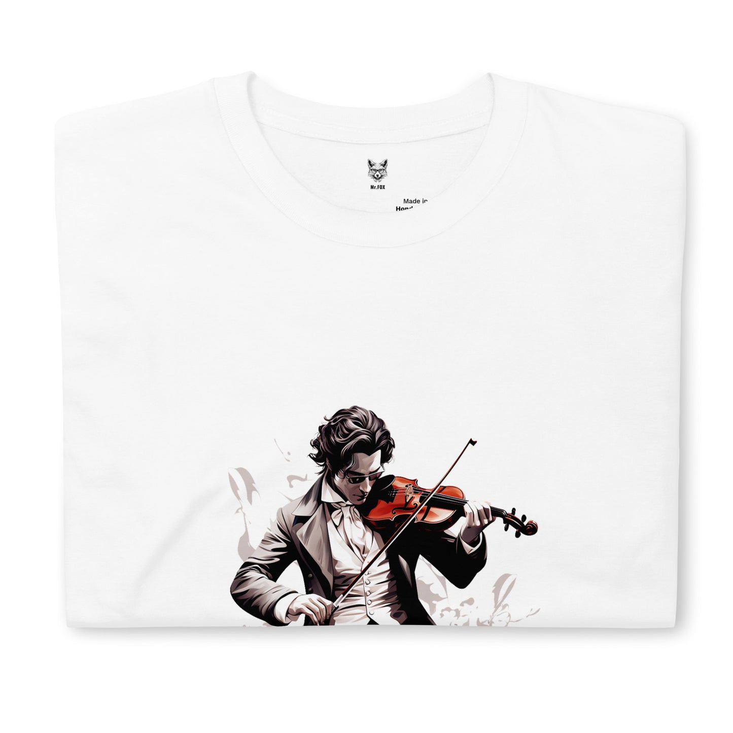 Short-Sleeve Unisex T-Shirt "VIOLINIST" ID: 136 (PREMIUM)