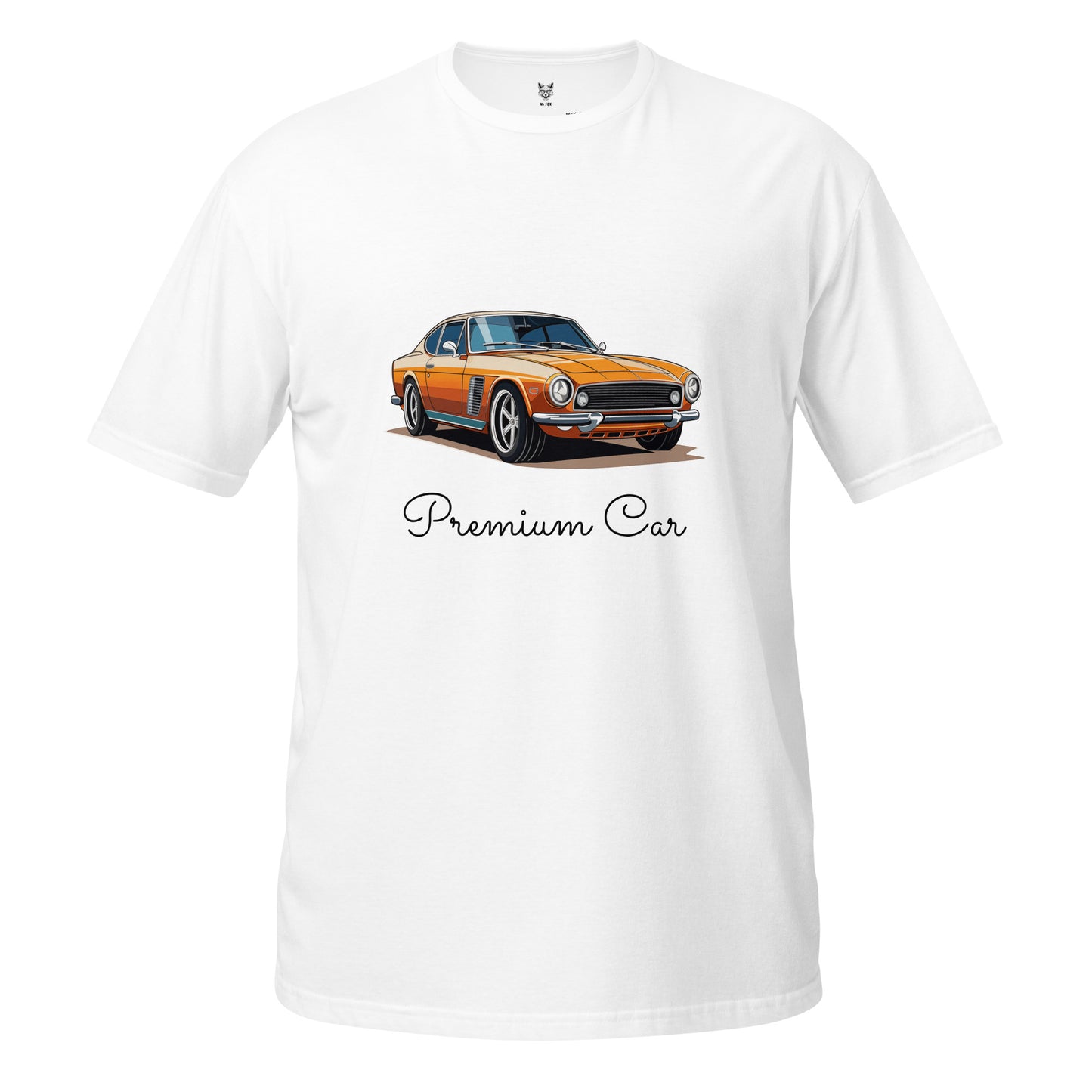 T-shirt unisex z krótkim rękawem „RETRO CAR” ID: 156 (PREMIUM)