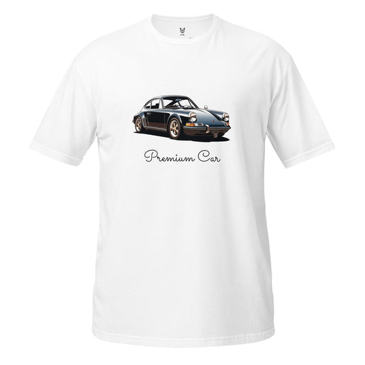 T-shirt unisex z krótkim rękawem „RETRO CAR” ID: 160 (PREMIUM)