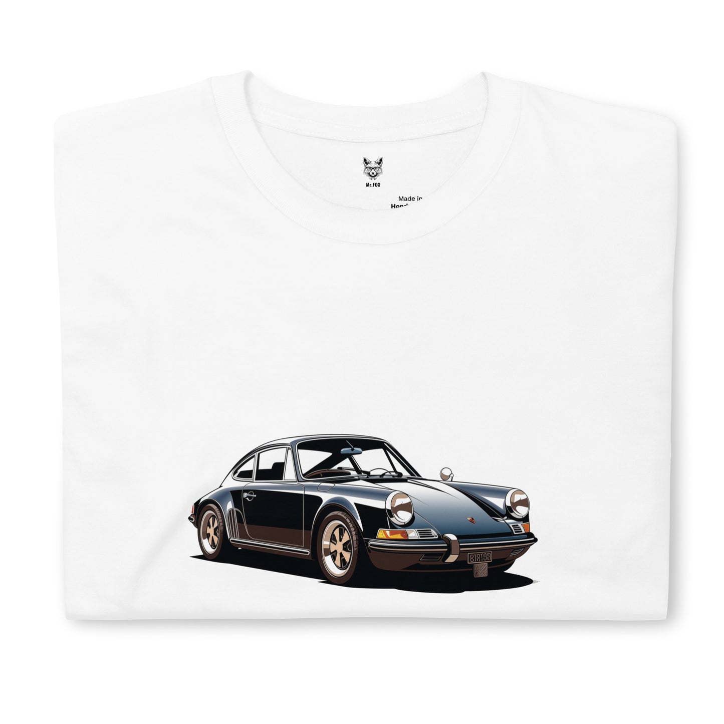 T-shirt unisex z krótkim rękawem „RETRO CAR” ID: 160 (PREMIUM)