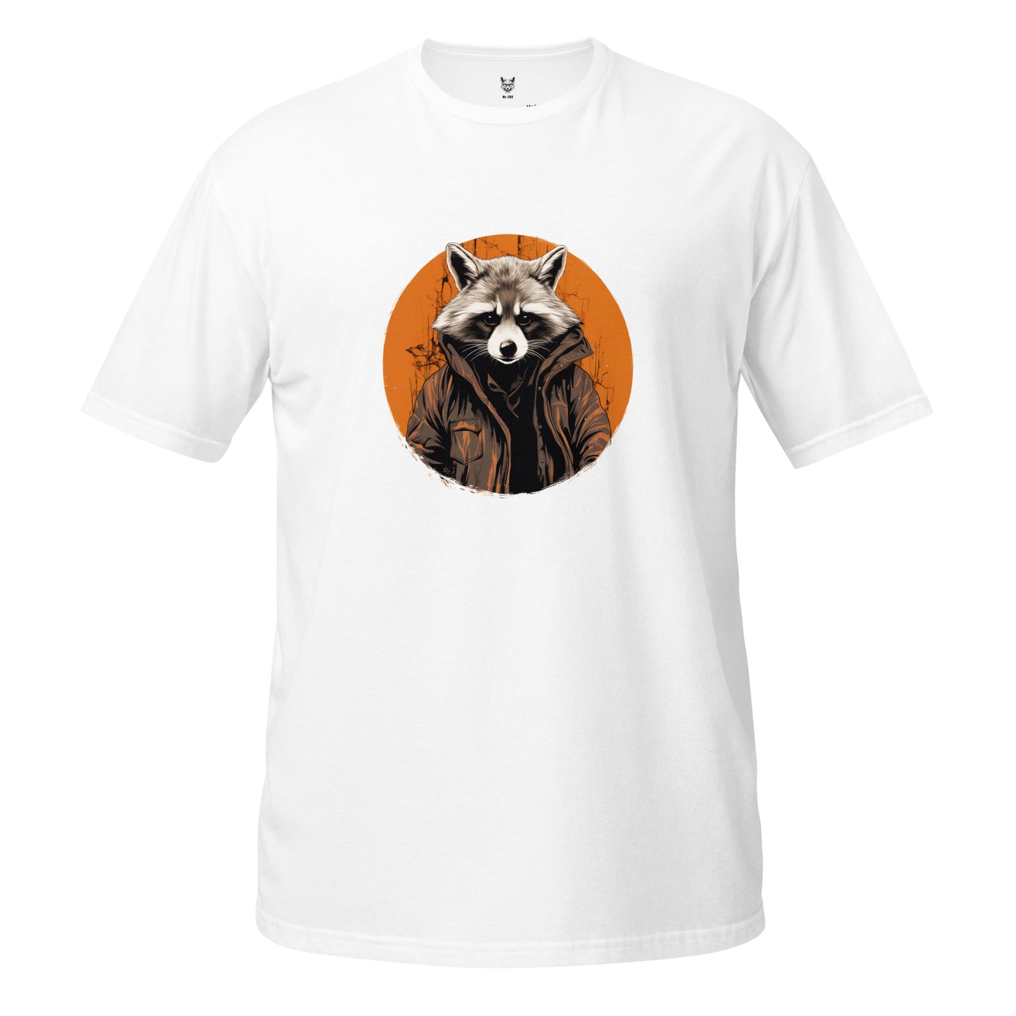 Koszulka unisex z krótkim rękawem „RACCOON” ID: 161 (PREMIUM)