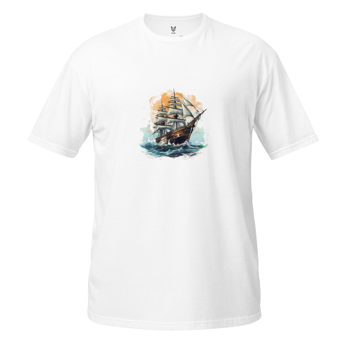 T-shirt unisex z krótkim rękawem „GHOST SHIP” ID: 163 (PREMIUM)