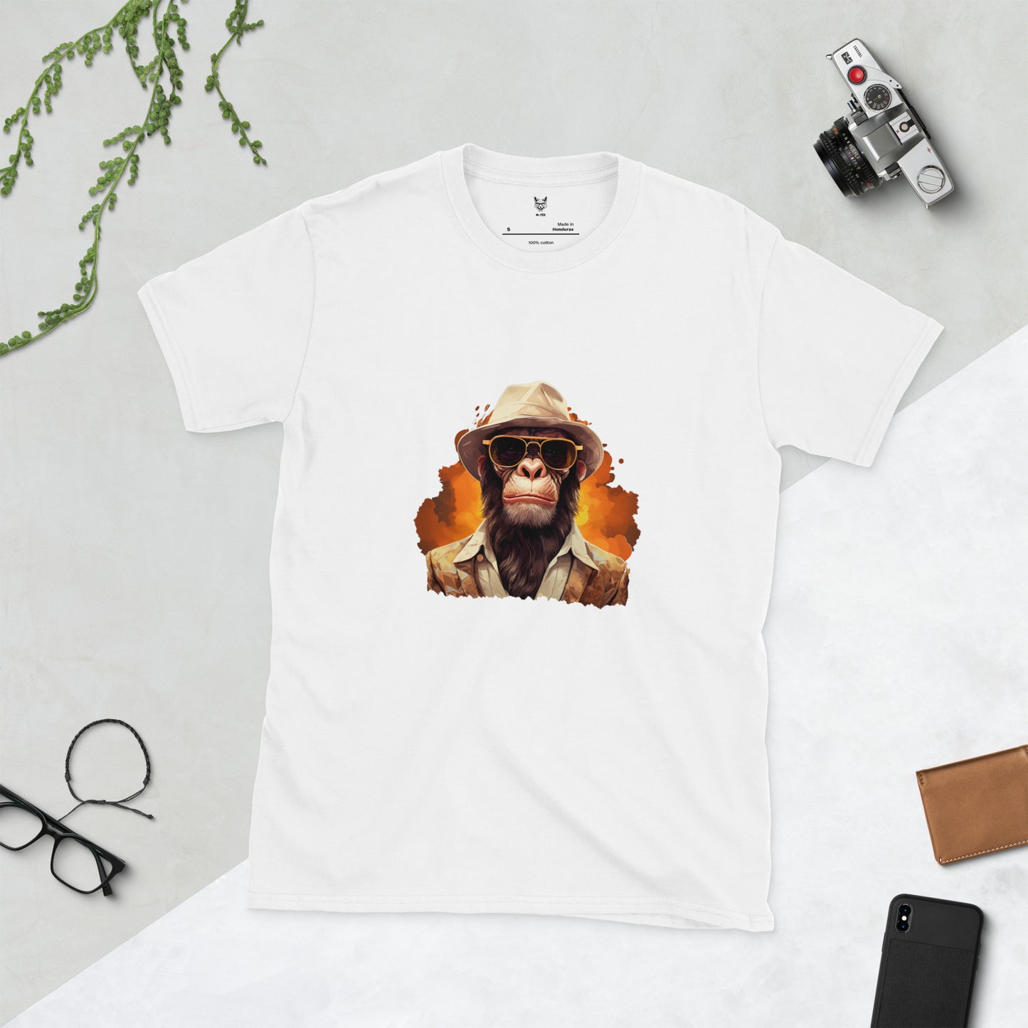 Short-Sleeve Unisex T-Shirt "MONKEY" ID: 168 (PREMIUM)