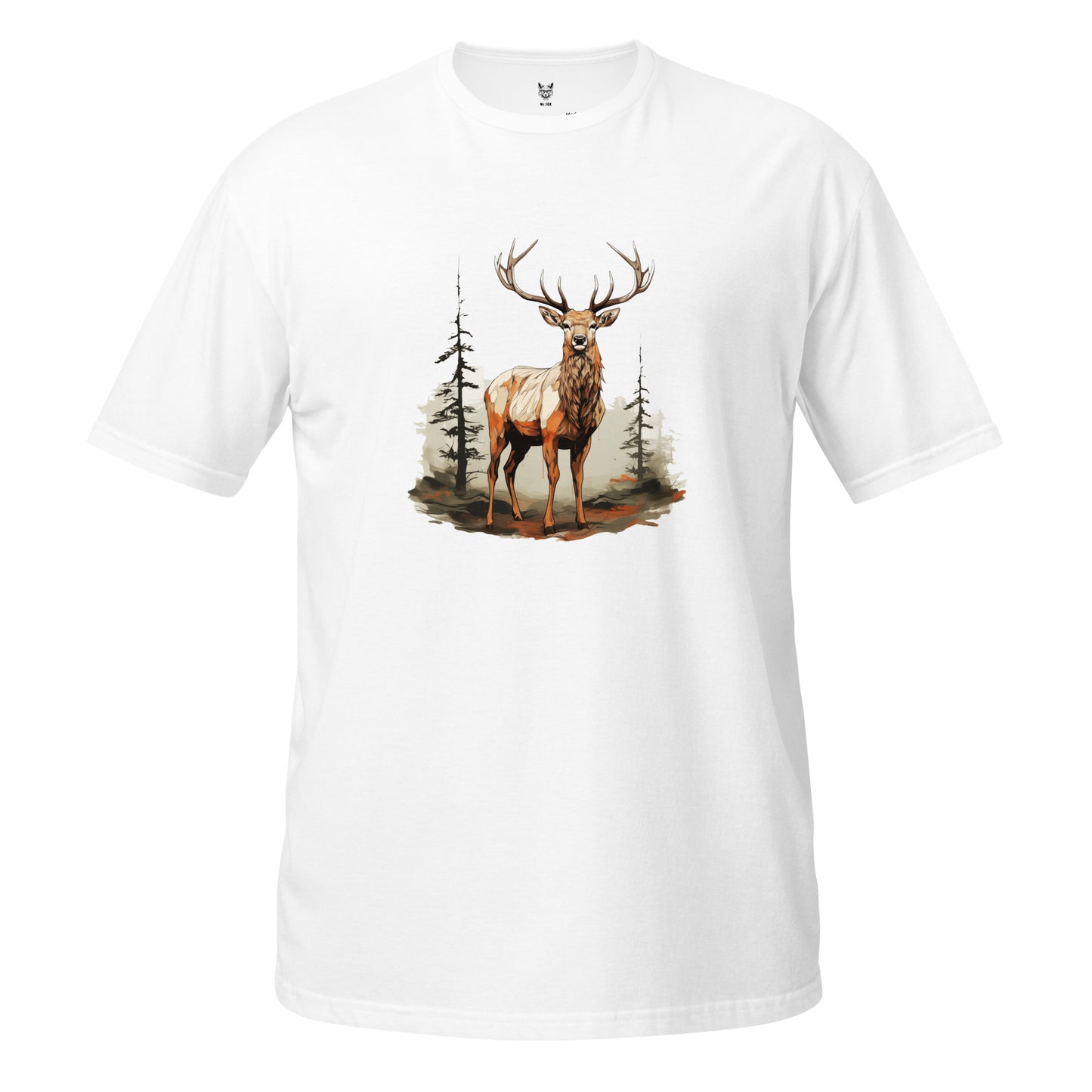 Koszulka unisex z krótkim rękawem "DEER" ID: 193 (PREMIUM)