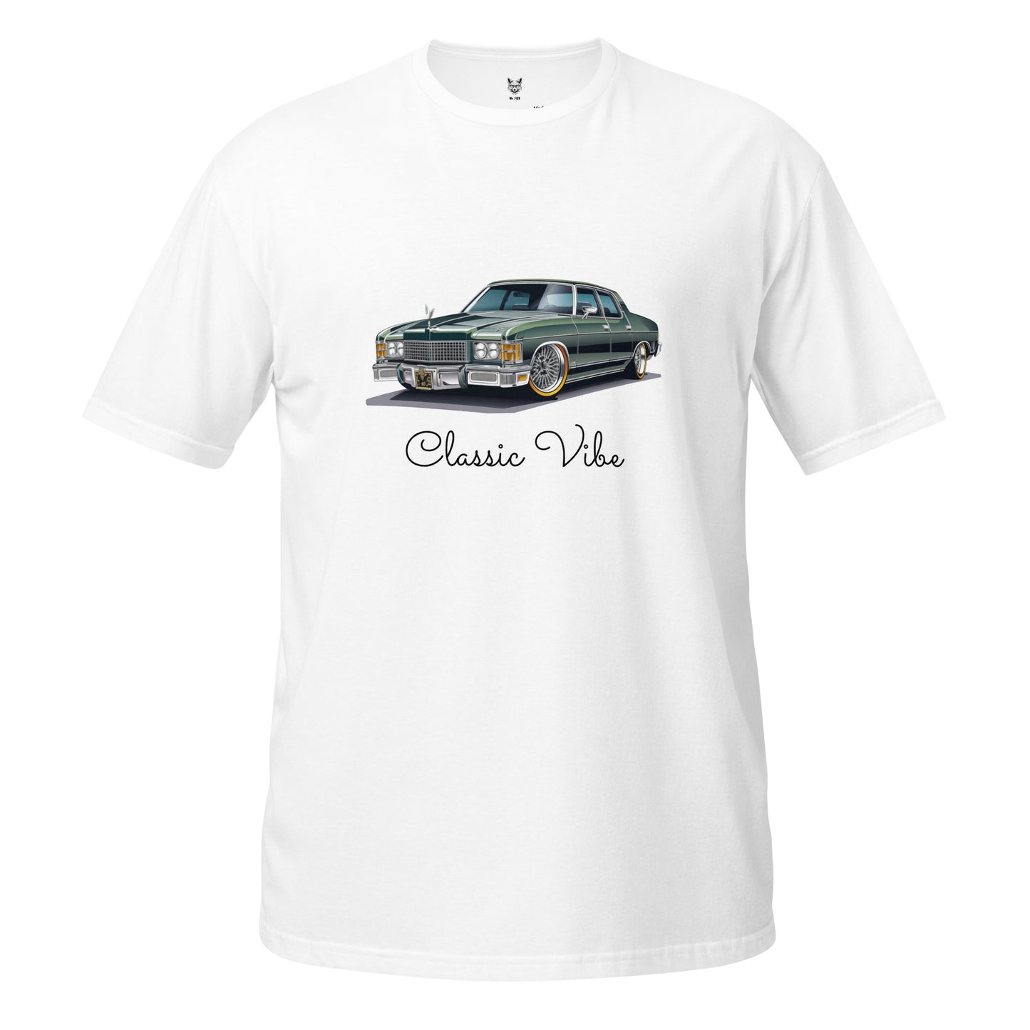 T-shirt unisex z krótkim rękawem „RETRO CAR” ID: 195 (PREMIUM)