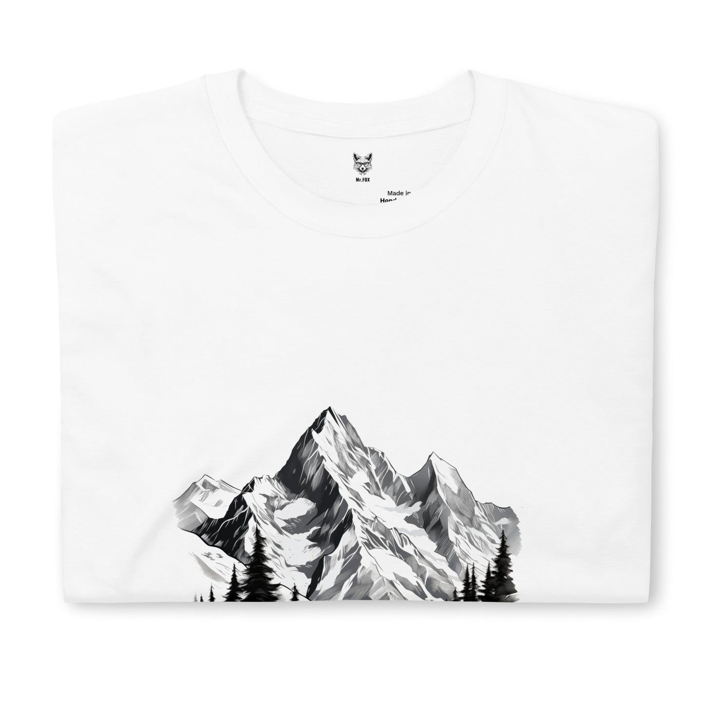 Koszulka unisex z krótkim rękawem „MOUNTAINS” ID: 200 (PREMIUM)