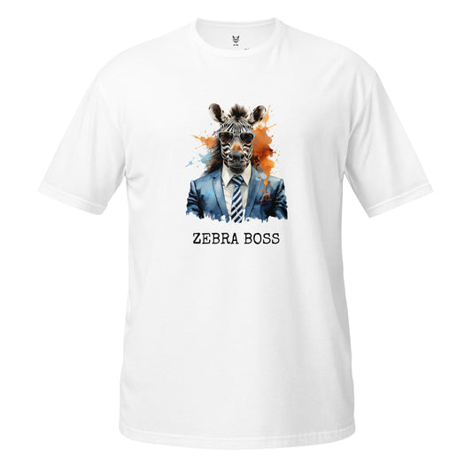 Short-Sleeve Unisex T-Shirt "ZEBRA BOSS" ID: 207 (PREMIUM)