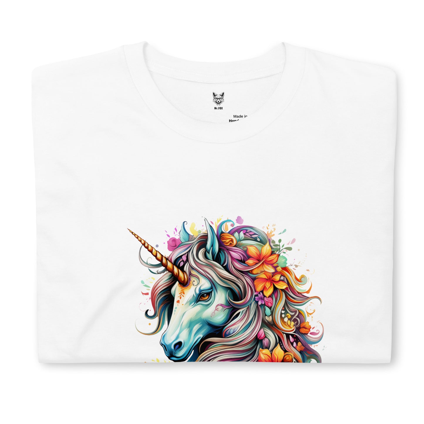 Koszulka unisex z krótkim rękawem „UNICORN” ID: 209 (PREMIUM)