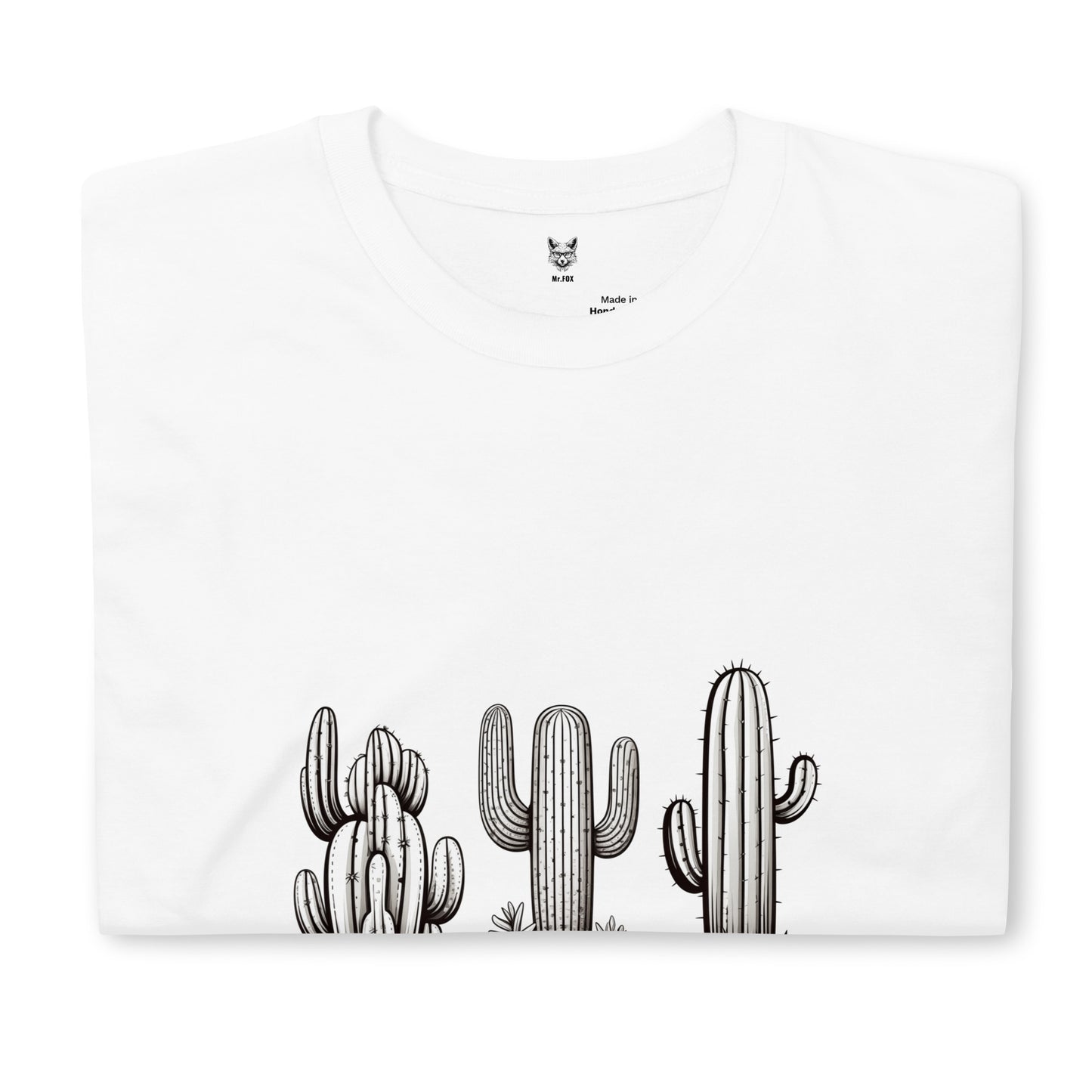 Koszulka unisex z krótkim rękawem „CACTUS” ID: 218 (PREMIUM)