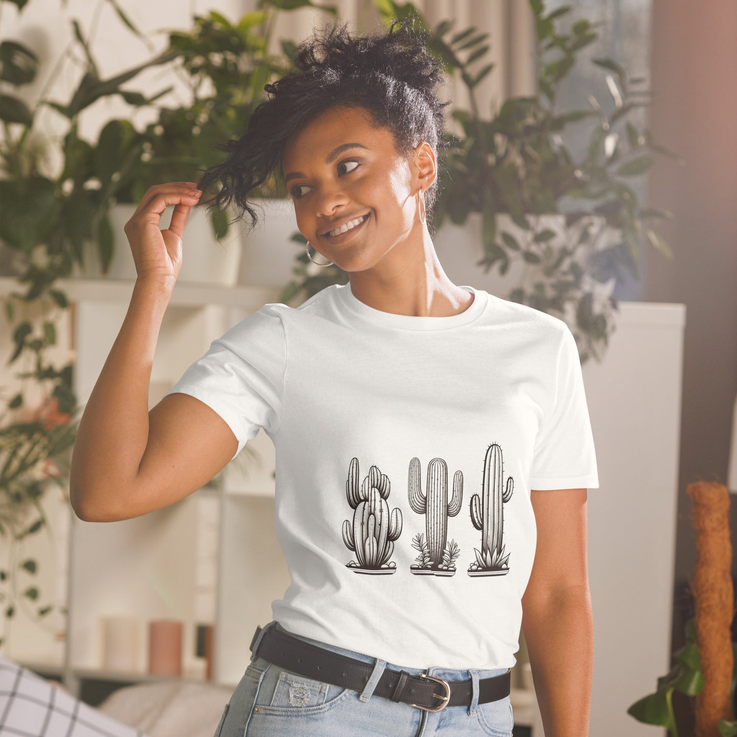 Short-Sleeve Unisex T-Shirt "CACTUS" ID: 218 (PREMIUM)