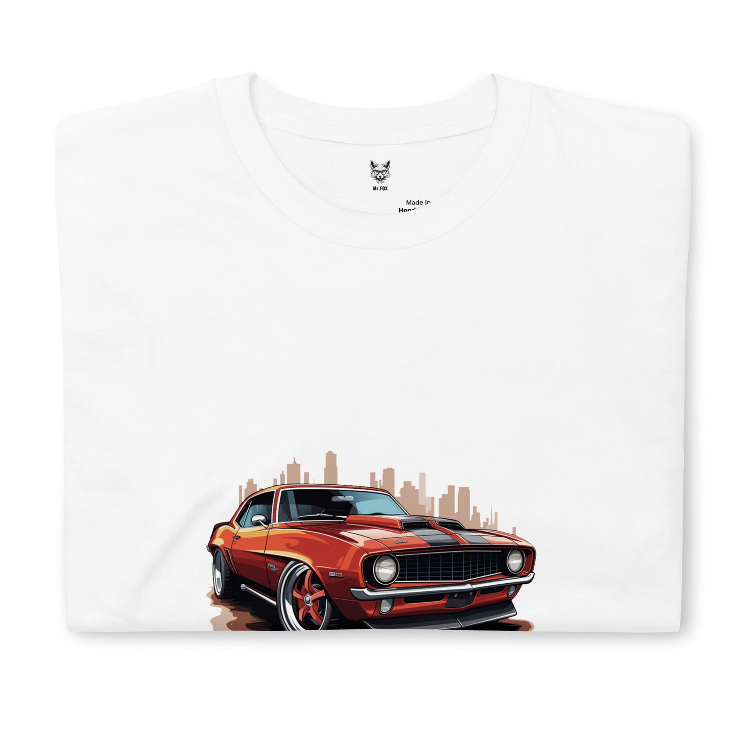 T-shirt unisex z krótkim rękawem „Muscle Car” ID: 219 (PREMIUM)