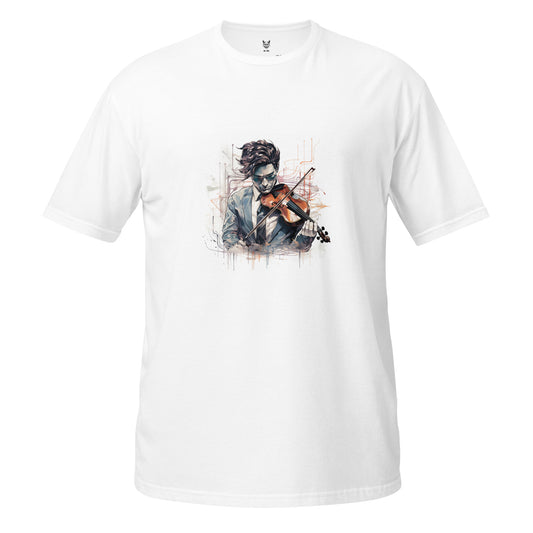 Short-Sleeve Unisex T-Shirt "VIOLINIST" ID: 227 (PREMIUM)