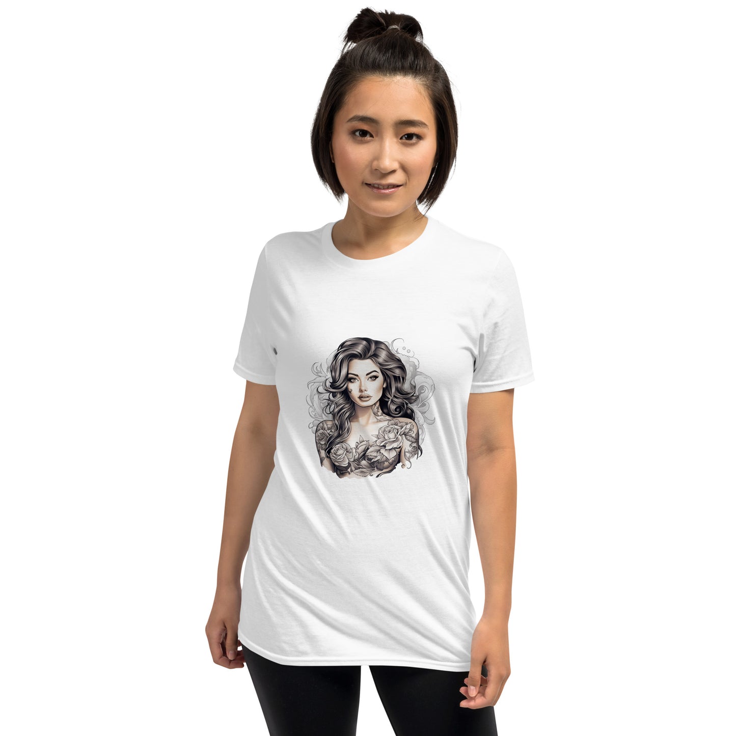 T-Shirt unisex z krótkim rękawem „TATTOO GIRL” ID: 257 (PREMIUM)