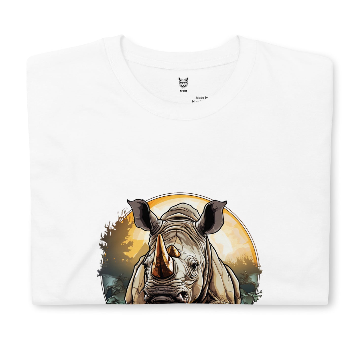 Short-Sleeve Unisex T-Shirt "RHINOCEROS" ID: 261 (PREMIUM)