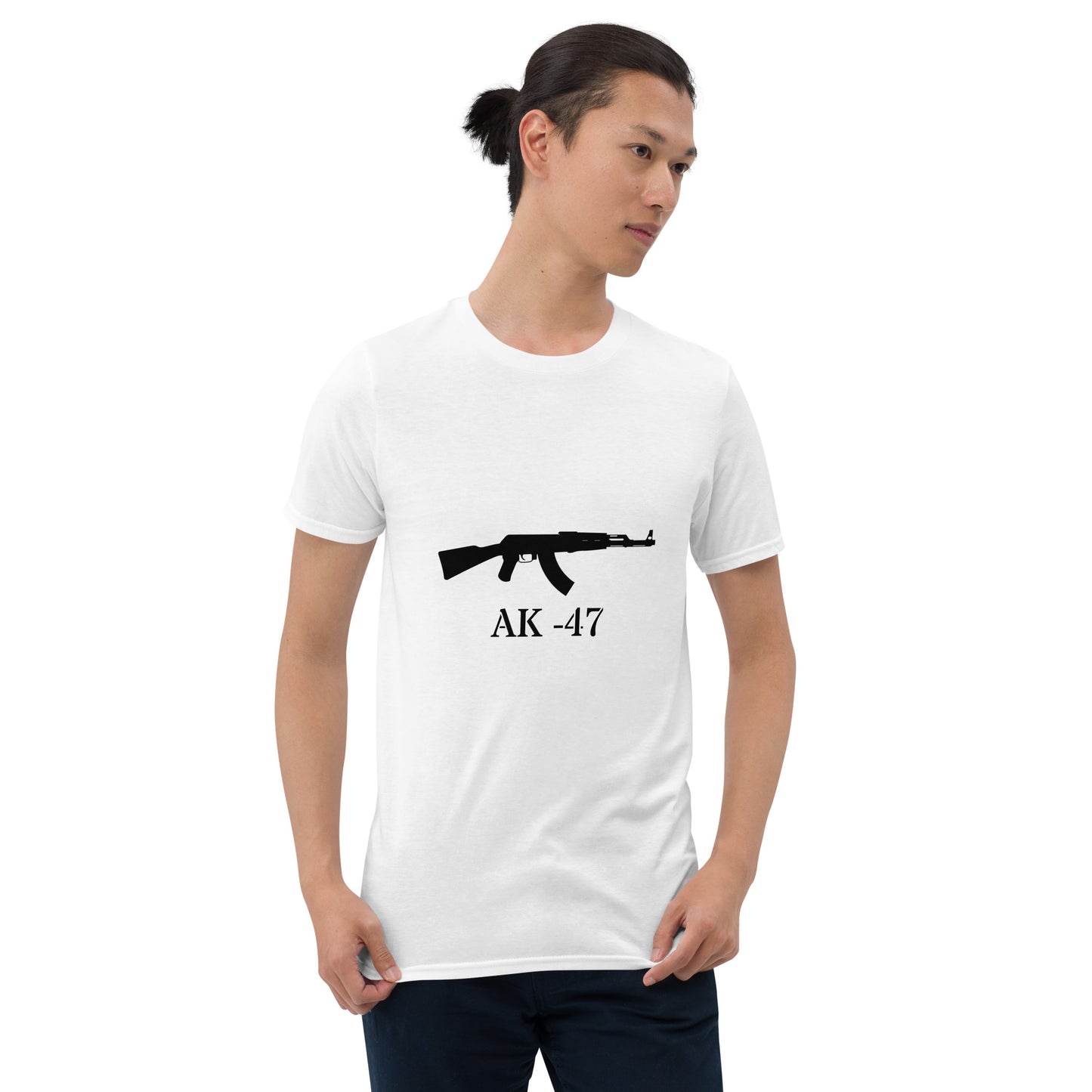 Koszulka unisex z krótkim rękawem "AK-47" ID: 351 (PREMIUM)