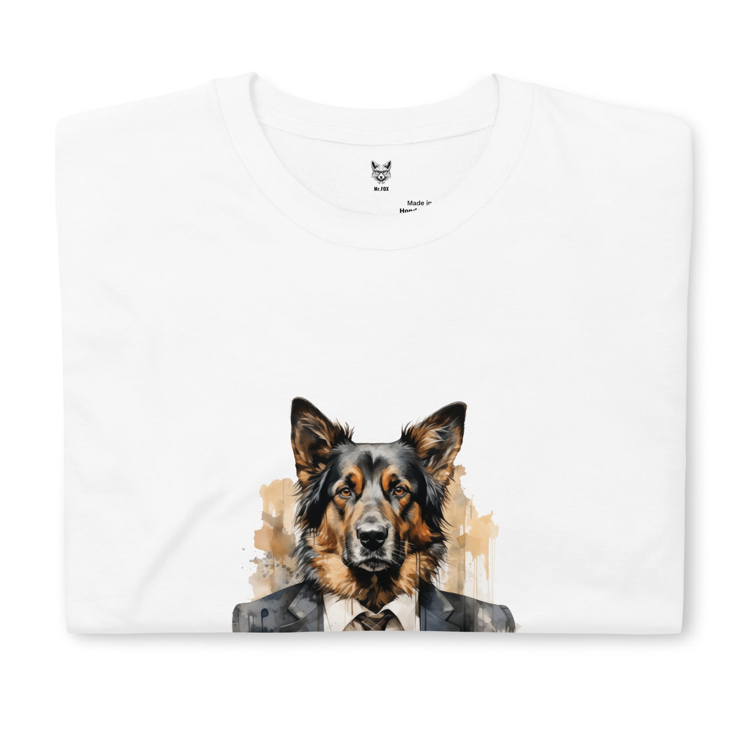 Koszulka unisex z krótkim rękawem "DOG AGENT 007" ID: 277 (PREMIUM)