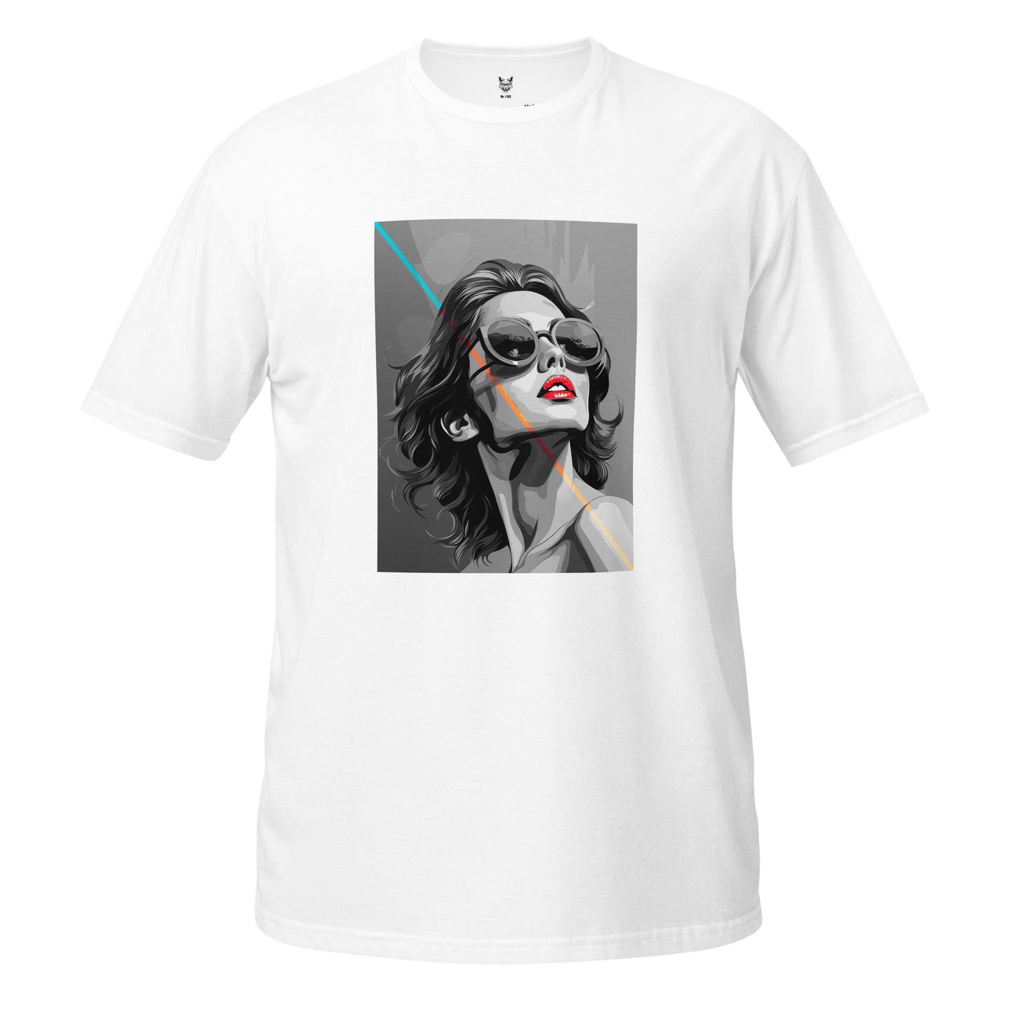 T-shirt unisex z krótkim rękawem „POP ART GIRL” ID: 360 (PREMIUM)