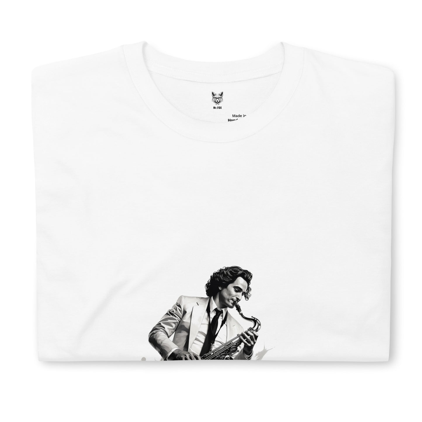 Short-Sleeve Unisex T-Shirt "SAXOPHONIST" ID: 366 (PREMIUM)