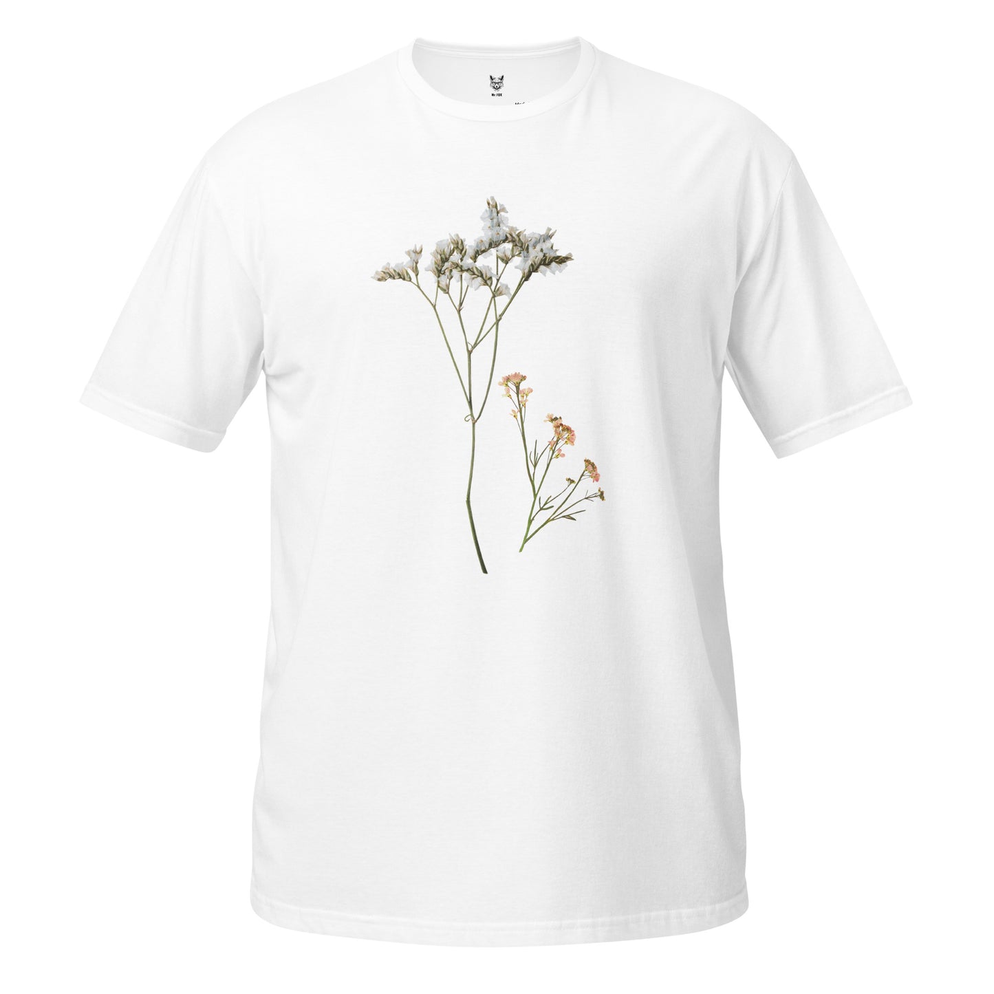 Koszulka unisex z krótkim rękawem „FLOWERS” ID: 379 (PREMIUM)