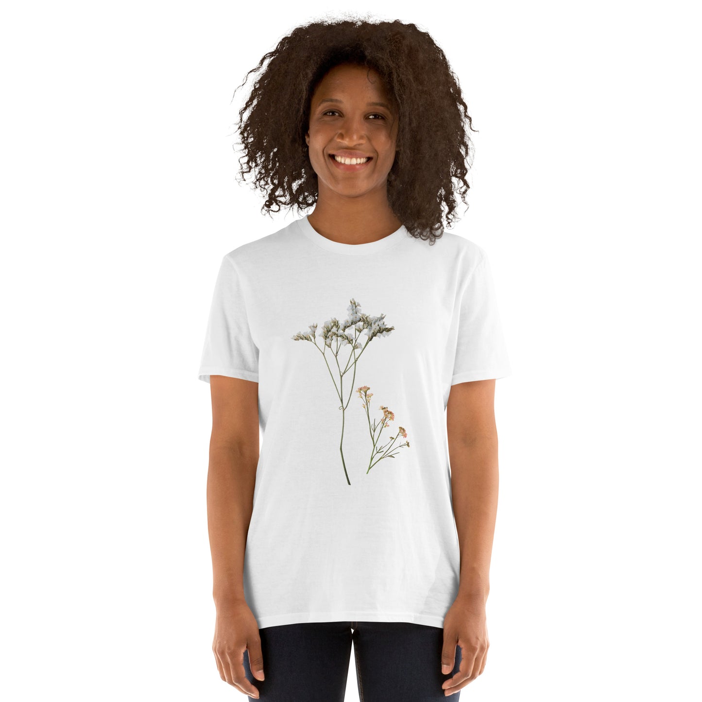 Short-Sleeve Unisex T-Shirt "FLOWERS" ID: 379 (PREMIUM)