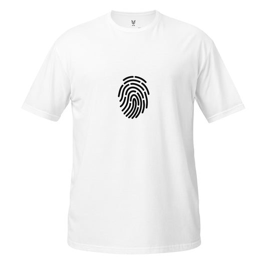 Koszulka unisex z krótkim rękawem „FINGERPRINT” ID: 383 (PREMIUM)