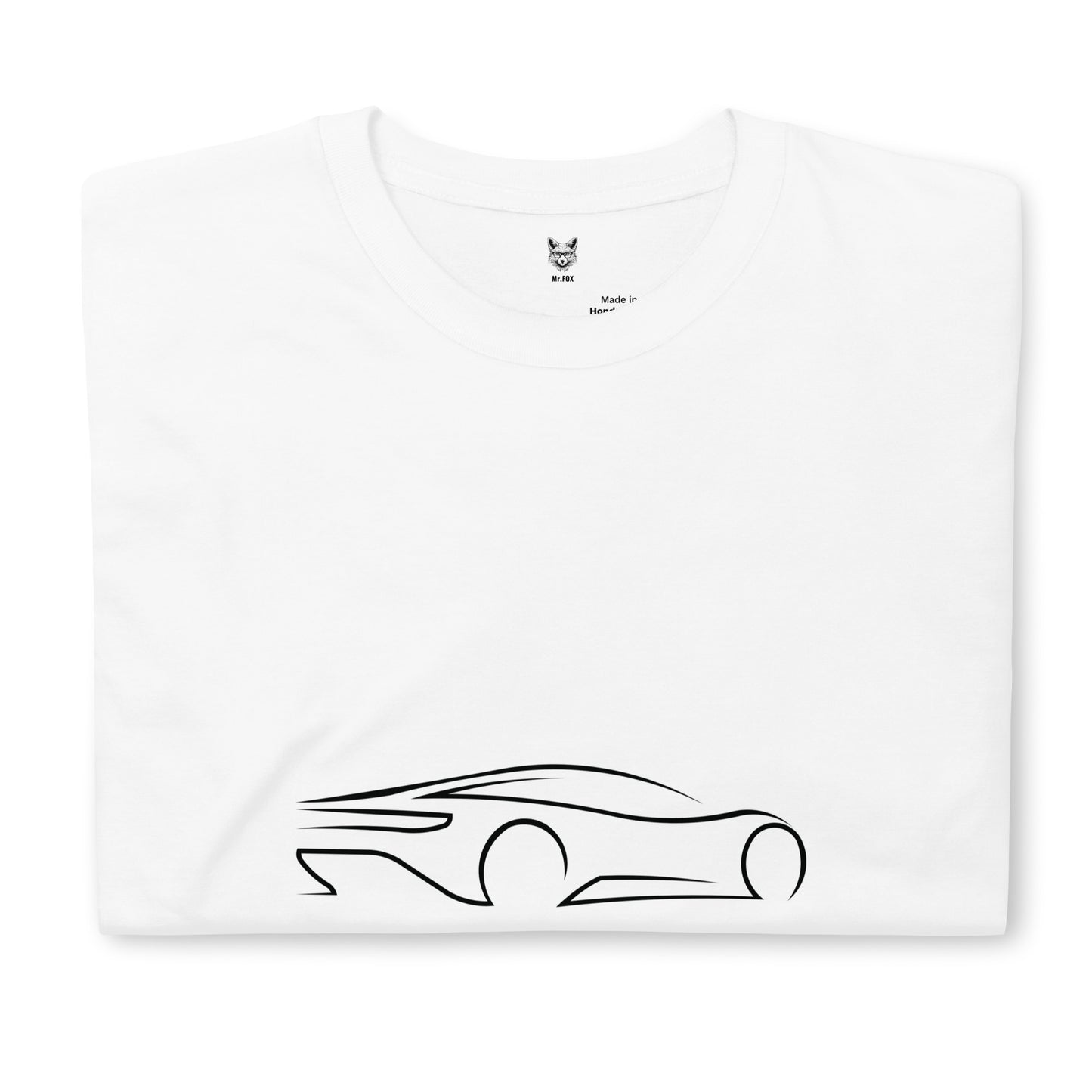 T-shirt unisex z krótkim rękawem „CAR” ID: 391 (PREMIUM)