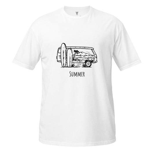 T-shirt unisex z krótkim rękawem „CAR” ID: 392 (PREMIUM)