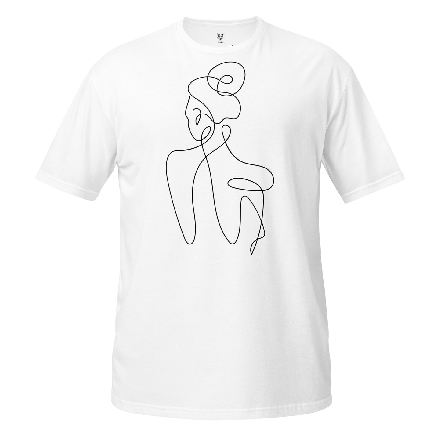 T-Shirt unisex z krótkim rękawem „LINEAR GIRL” ID: 399 (PREMIUM)