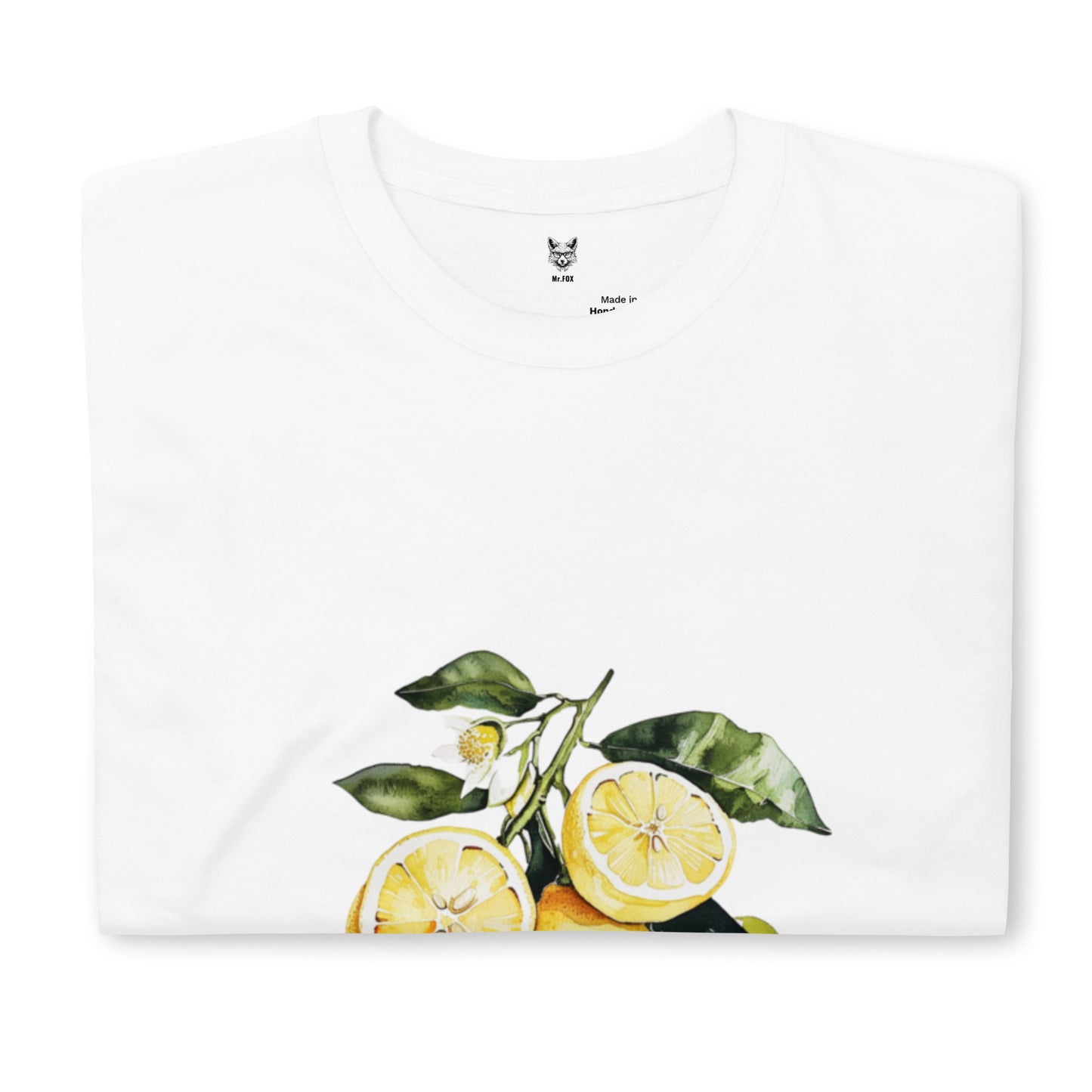 T-Shirt unisex z krótkim rękawem „LEMON” ID: 403 (PREMIUM)