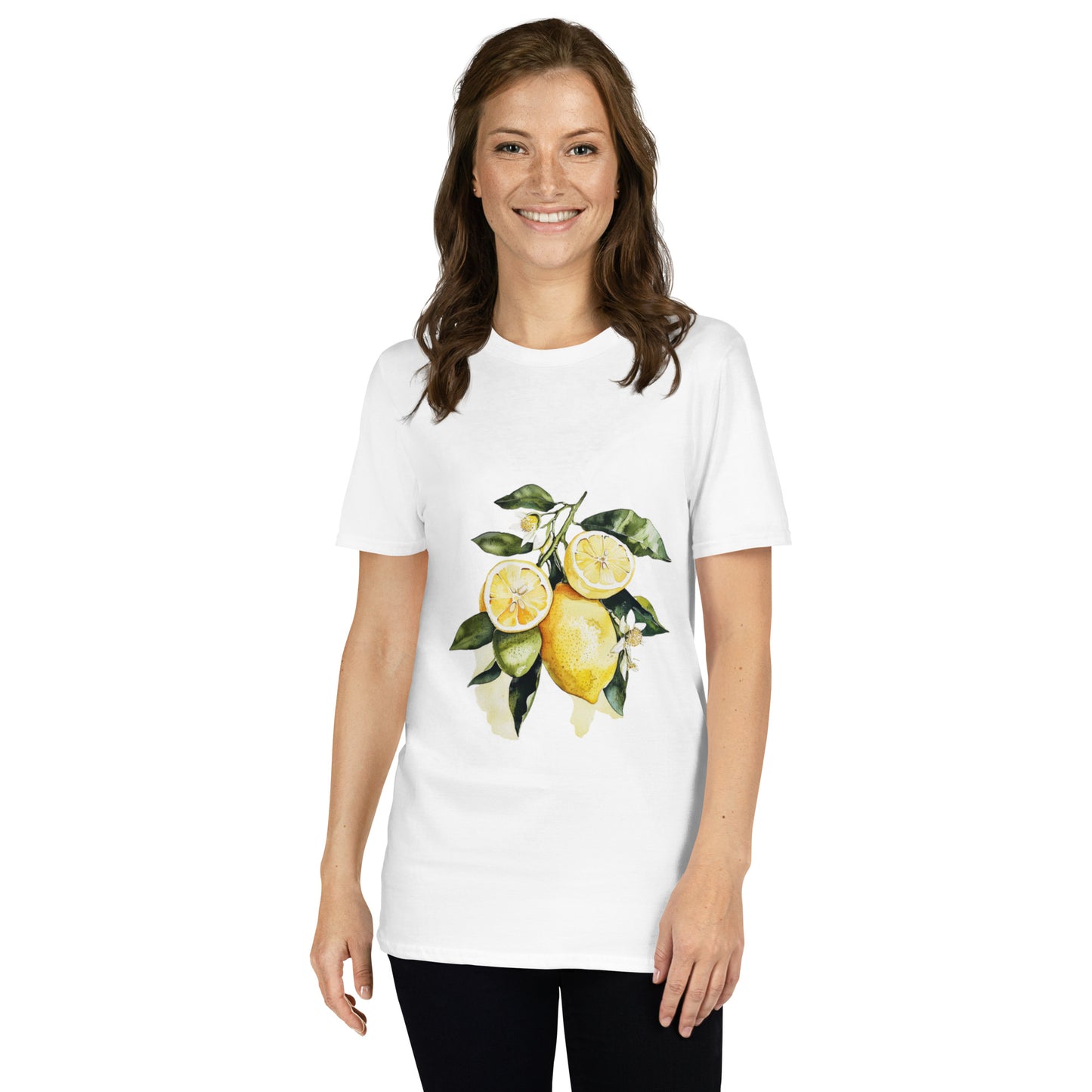 T-Shirt unisex z krótkim rękawem „LEMON” ID: 403 (PREMIUM)