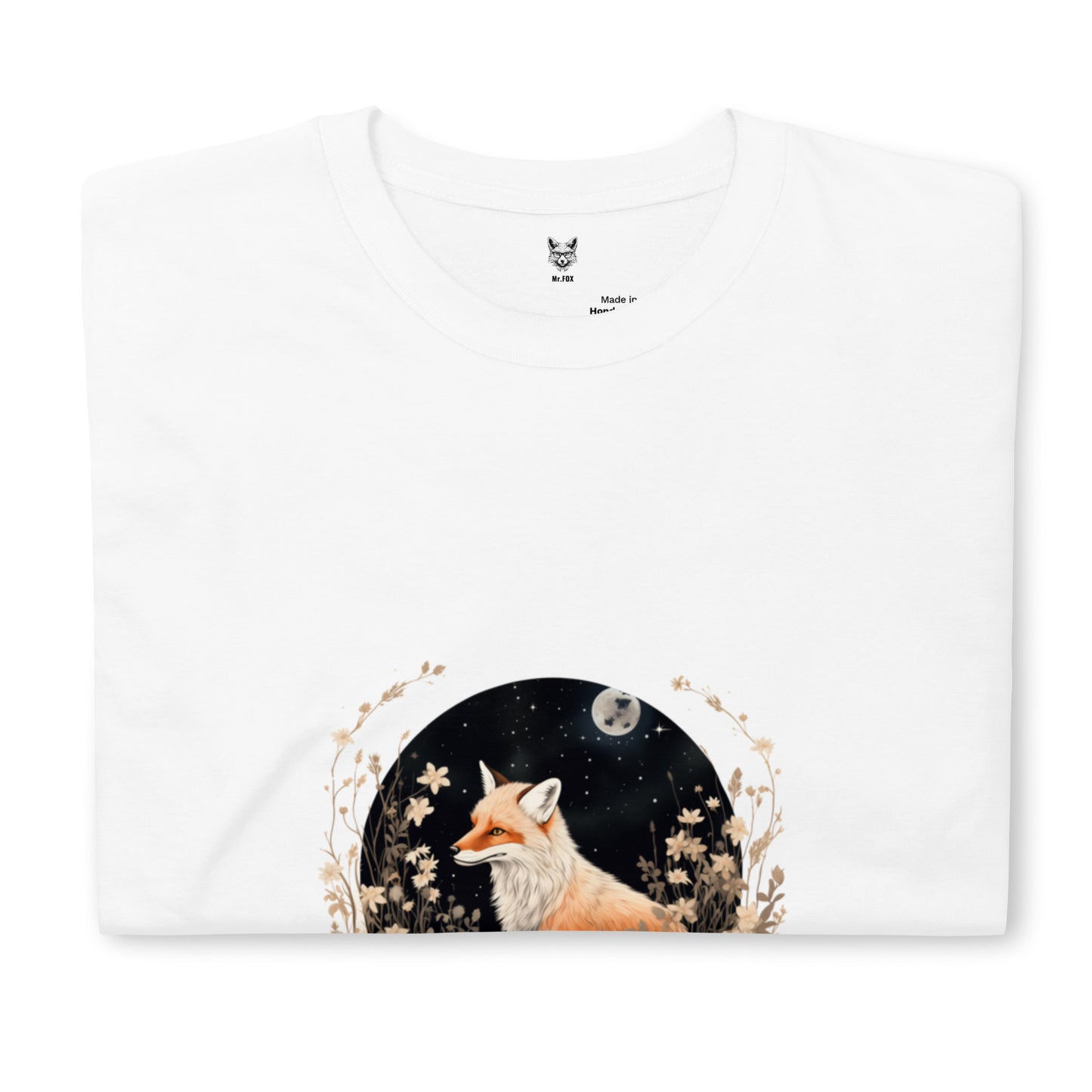 T-shirt unisex z krótkim rękawem „FOX RETRO” ID: 404 (PREMIUM)