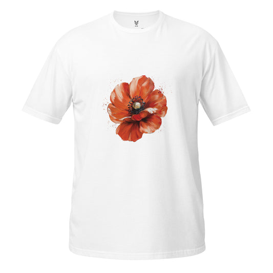 Koszulka unisex z krótkim rękawem „FLOWERS” ID: 405 (PREMIUM)