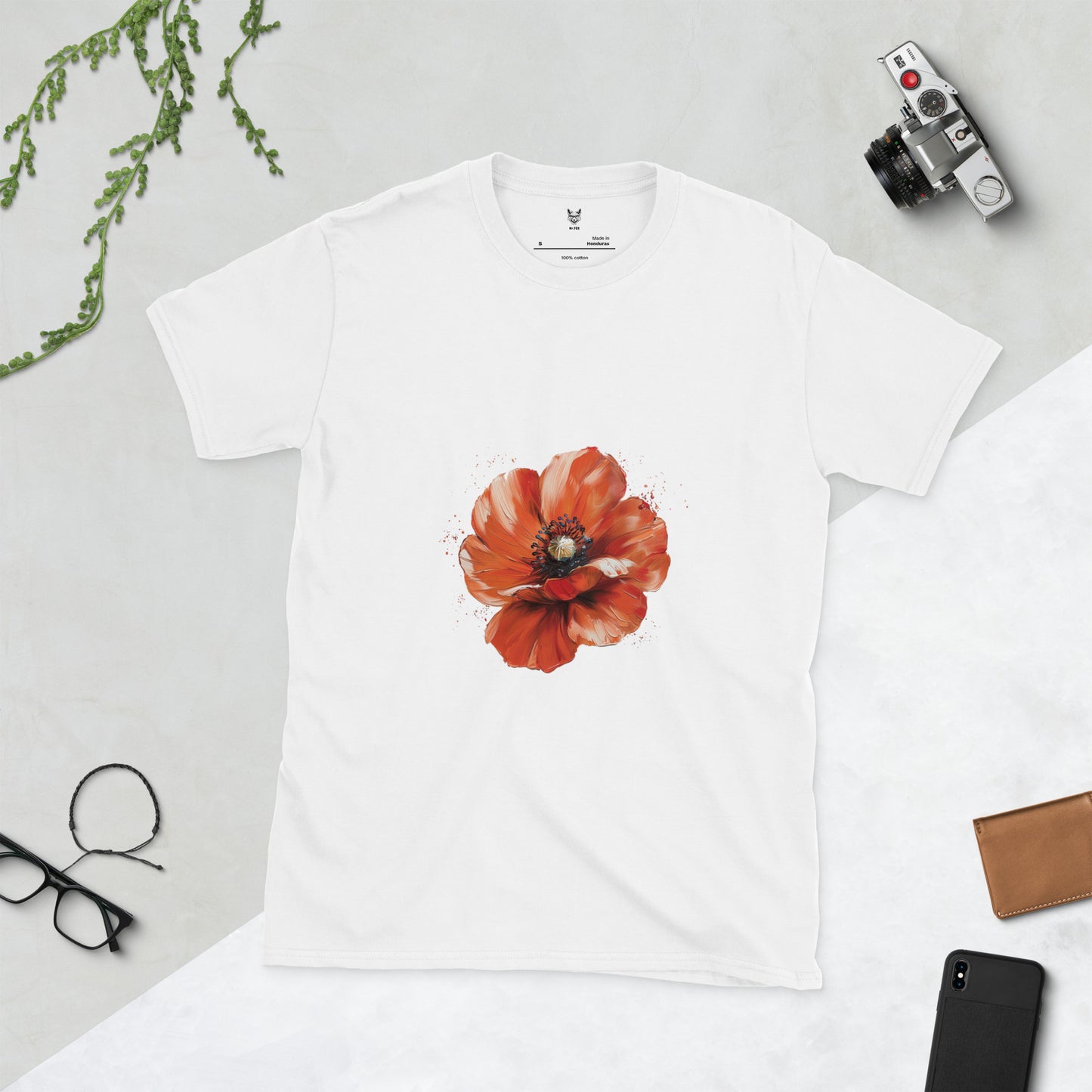 Short-Sleeve Unisex T-Shirt "FLOWERS" ID: 405 (PREMIUM)