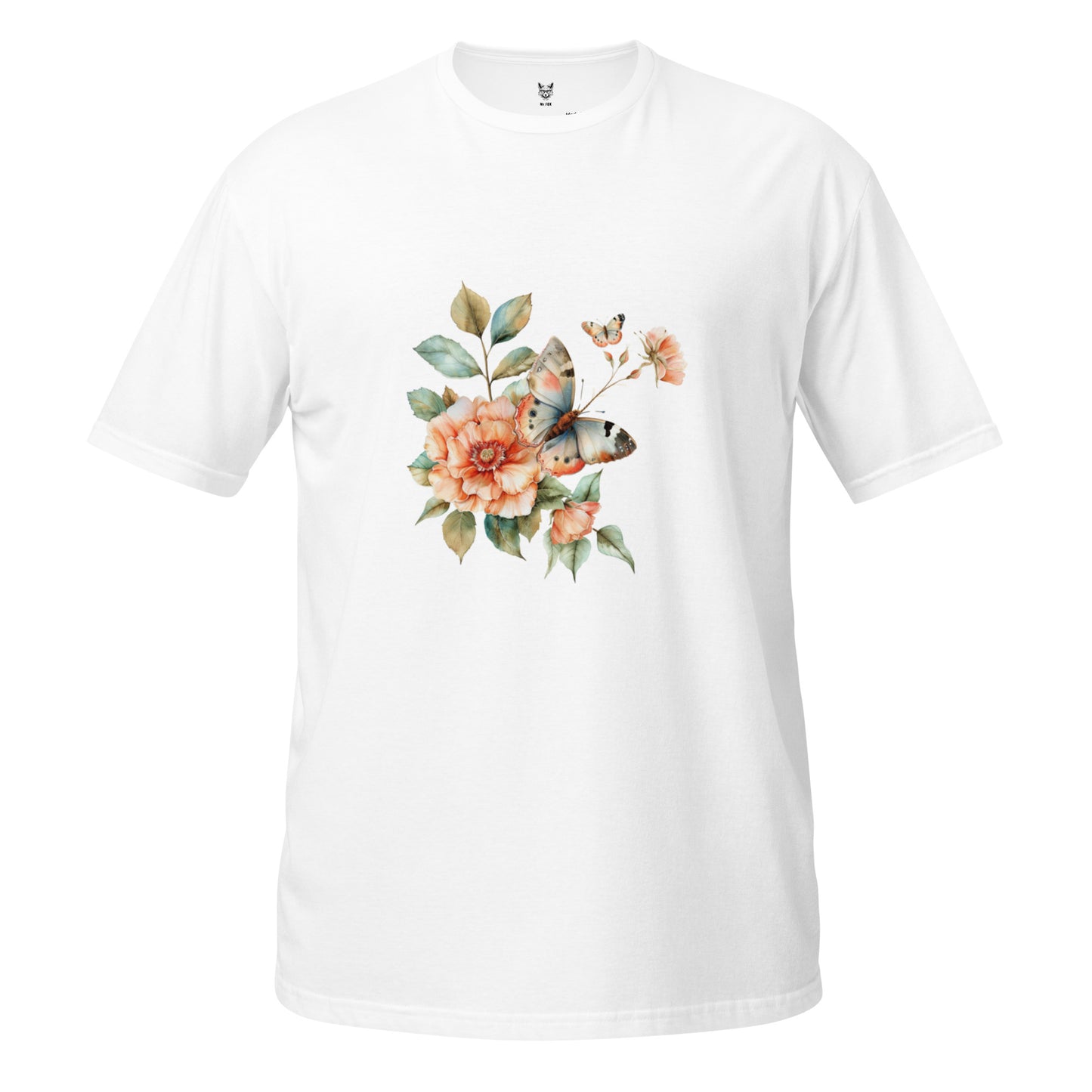 Koszulka unisex z krótkim rękawem „FLOWERS” ID: 408 (PREMIUM)