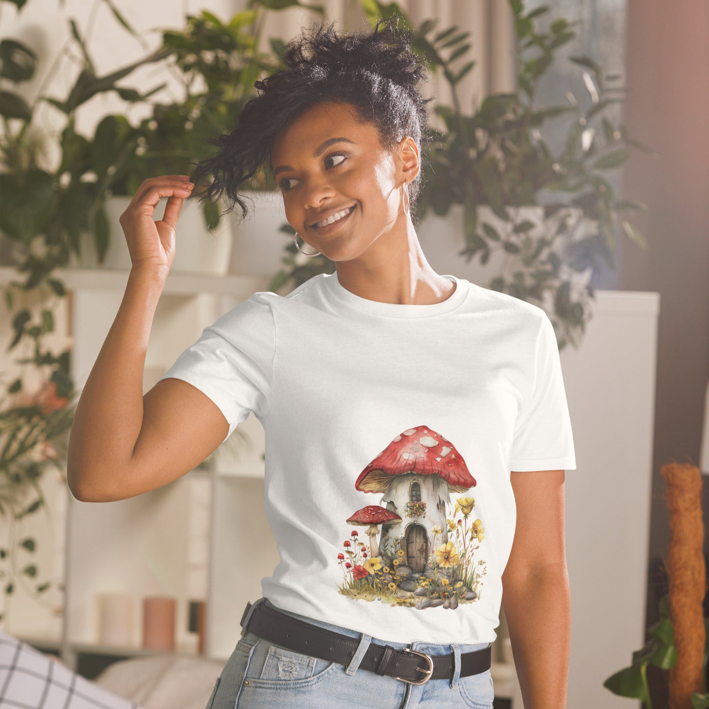 Short-Sleeve Unisex T-Shirt "MUSHROOM" ID: 409 (PREMIUM)