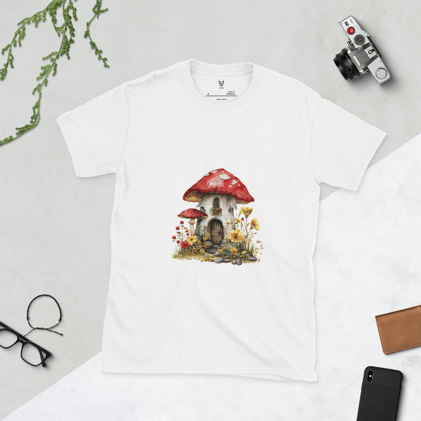 Short-Sleeve Unisex T-Shirt "MUSHROOM" ID: 409 (PREMIUM)