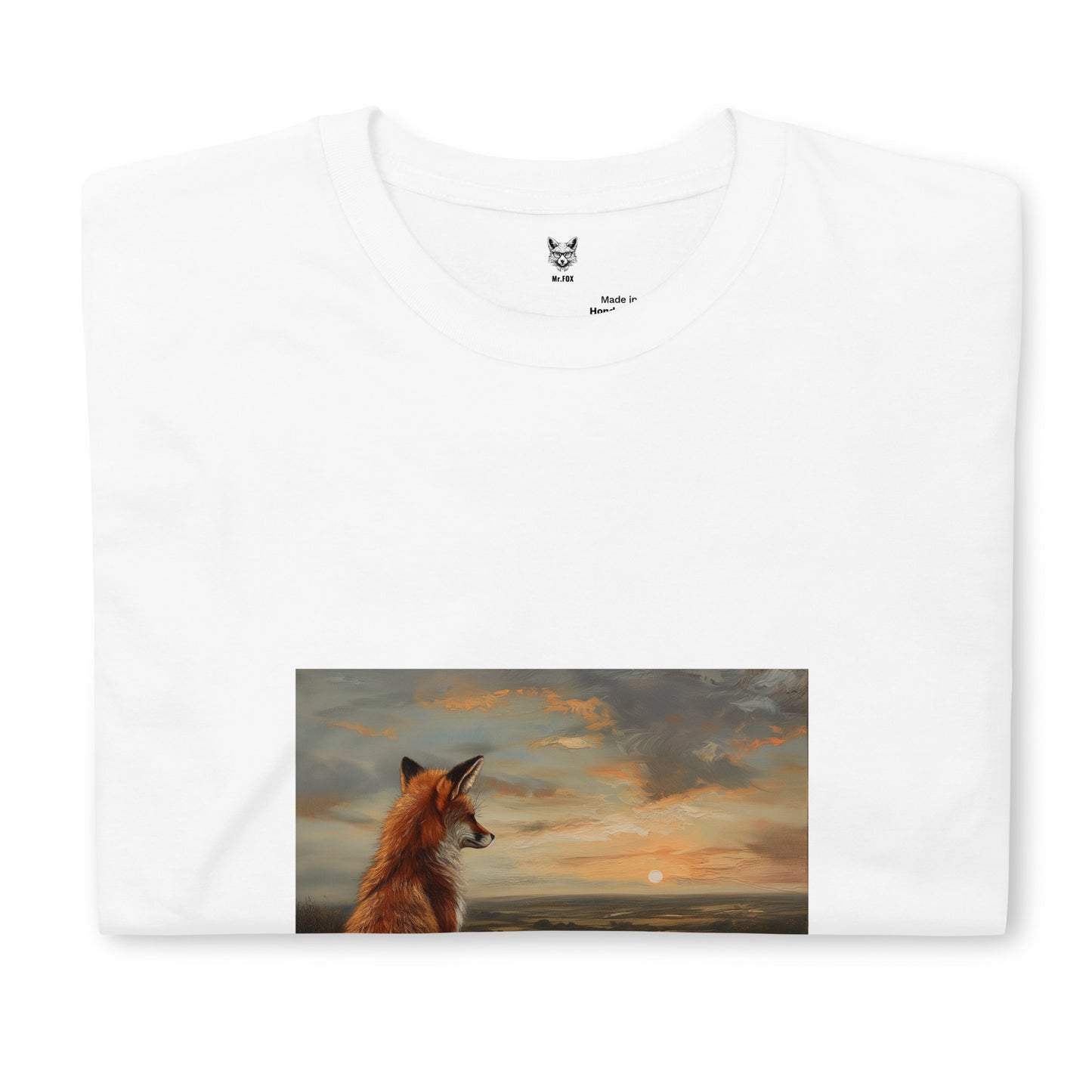 Short-Sleeve Unisex T-Shirt "FOX OIL COLORS" ID: 412 (PREMIUM)