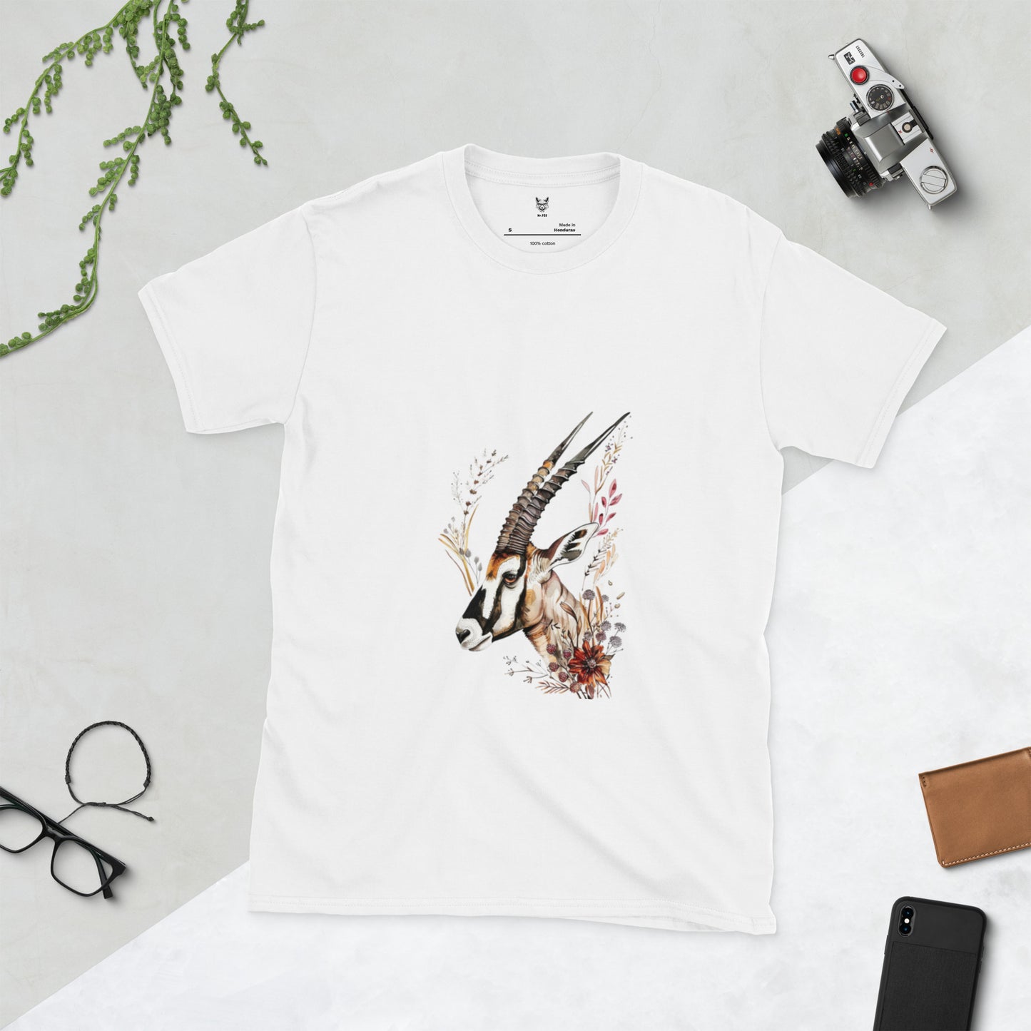 T-shirt unisex z krótkim rękawem „Animals Art” ID: 414 (PREMIUM)