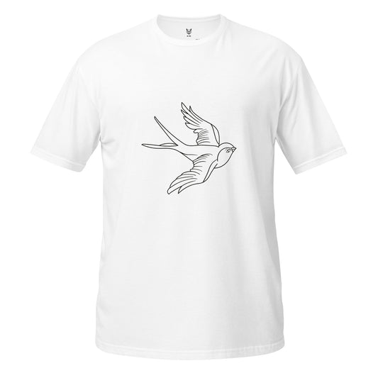 Short-Sleeve Unisex T-Shirt "Birdie linear" ID: 426 (PREMIUM)