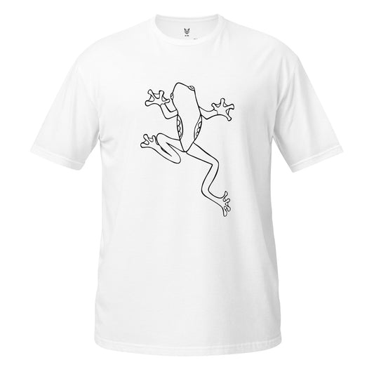 Short-Sleeve Unisex T-Shirt "Frog linear" ID: 427 (PREMIUM)