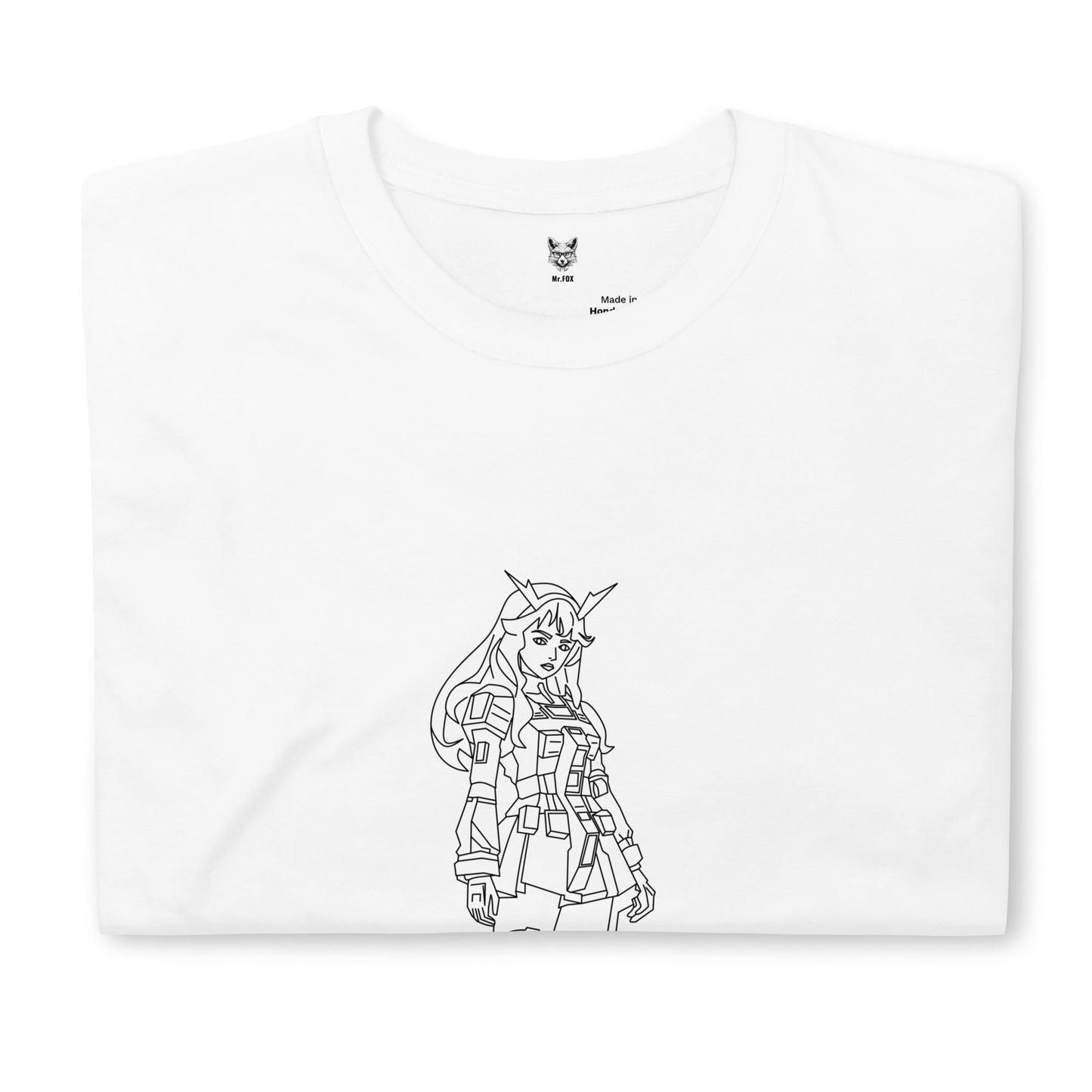 Koszulka unisex z krótkim rękawem „Anime linear” ID: 429 (PREMIUM)