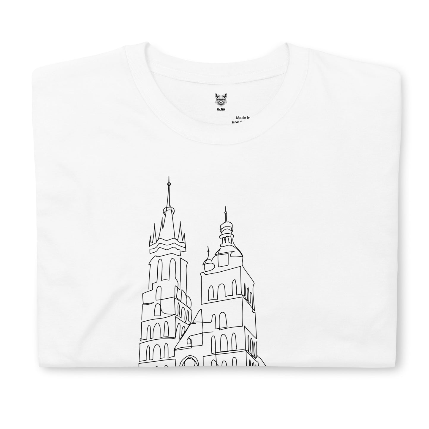 Koszulka unisex z krótkim rękawem „Architektura” ID: 435 (PREMIUM)