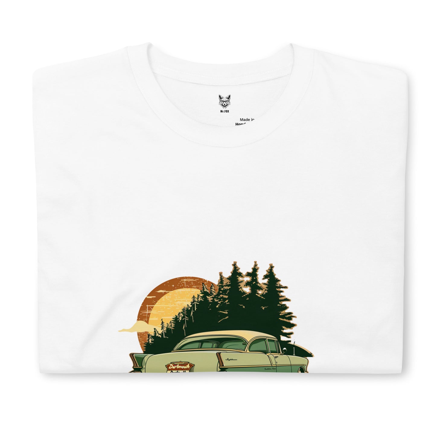 Short-Sleeve Unisex T-Shirt "Retro Car" ID: 440 (PREMIUM)