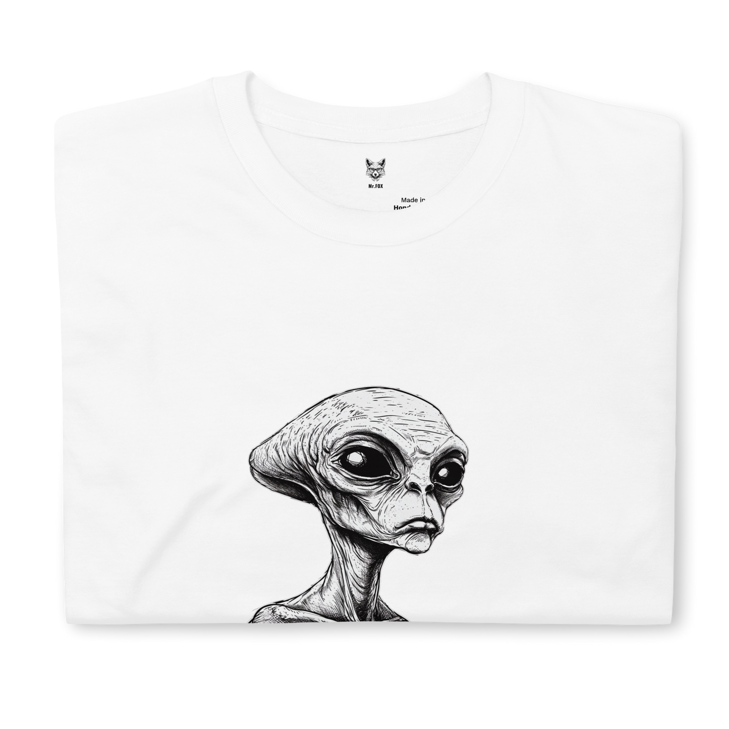 Koszulka unisex z krótkim rękawem „Alien UFO” id: 31 (PREMIUM)