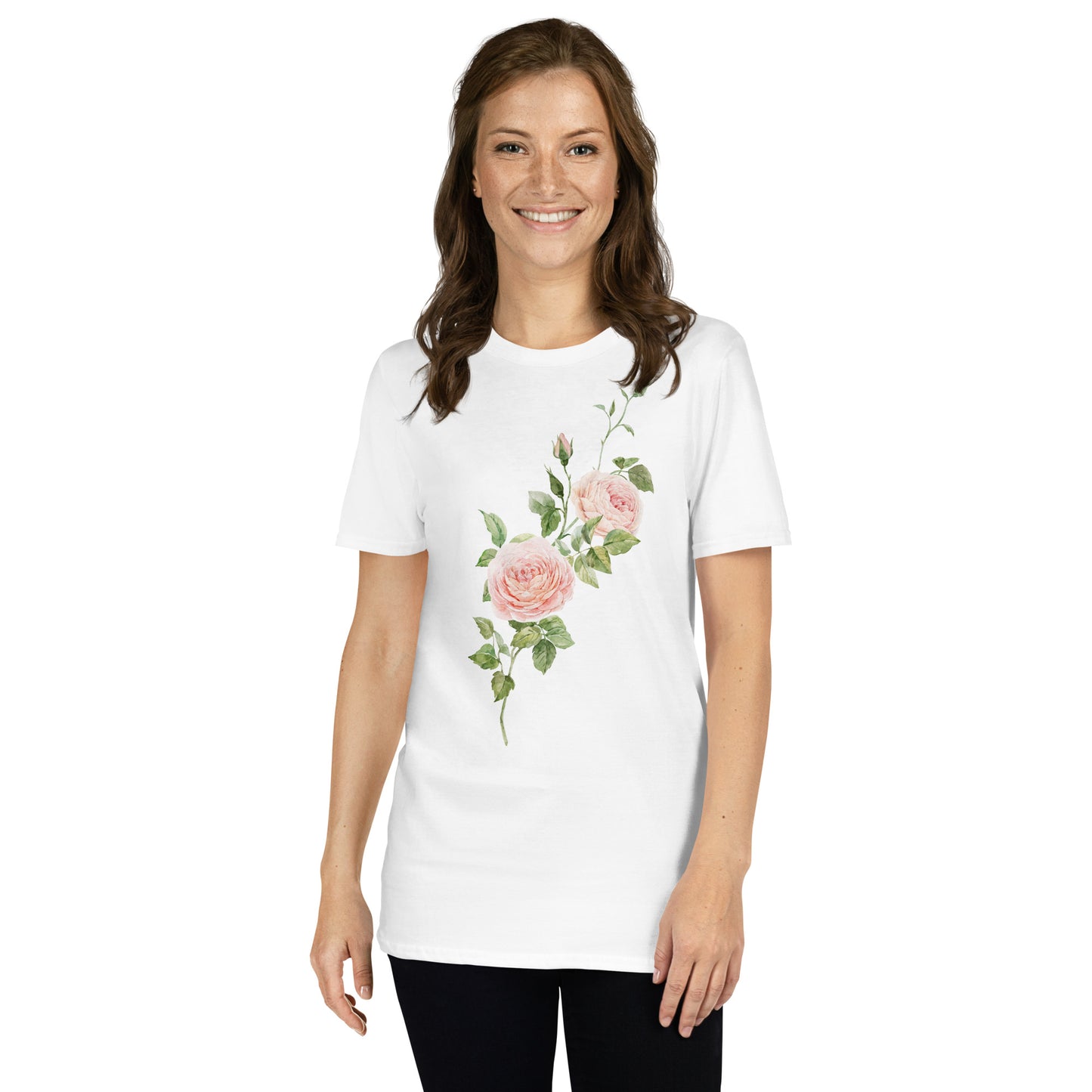 Short-Sleeve Unisex T-Shirt "Flowers" ID: 446 (PREMIUM)