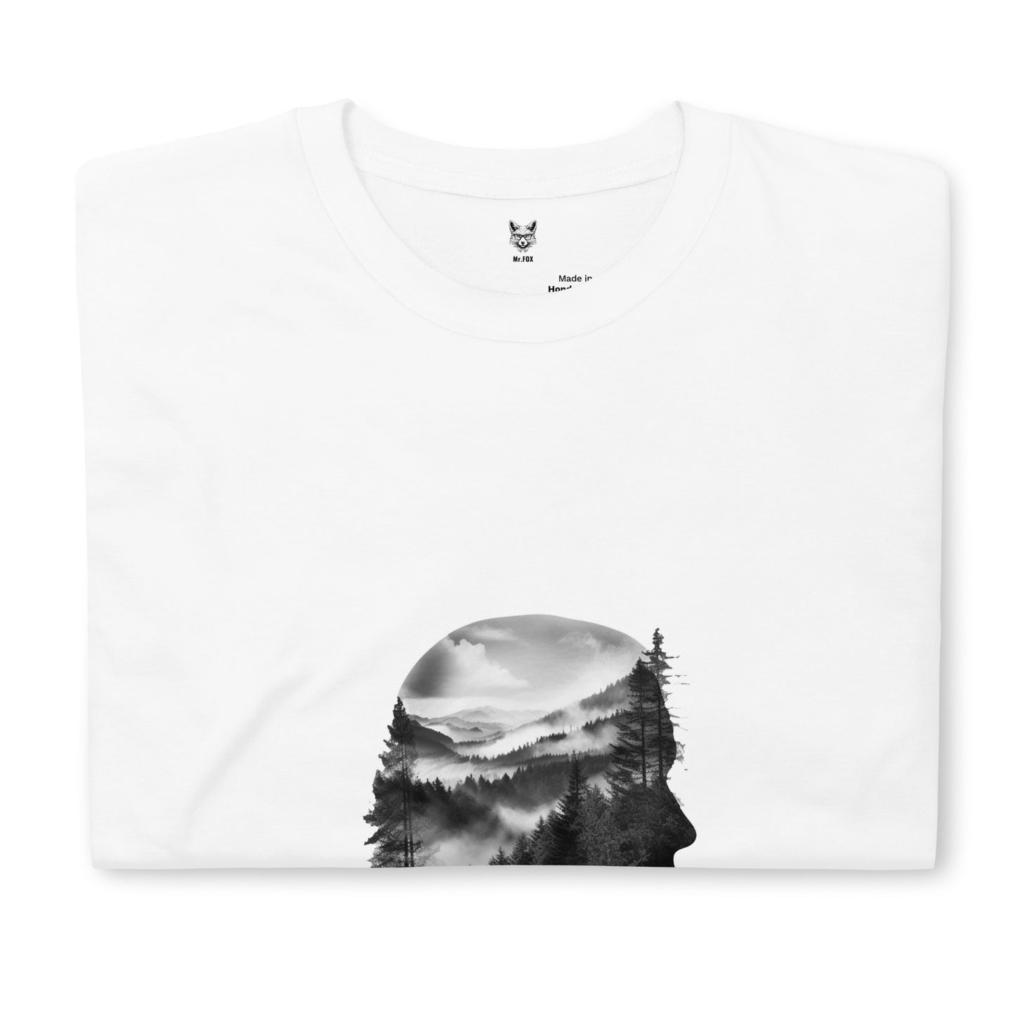 T-shirt unisex z krótkim rękawem „Kreatywna natura” ID 460 (PREMIUM)