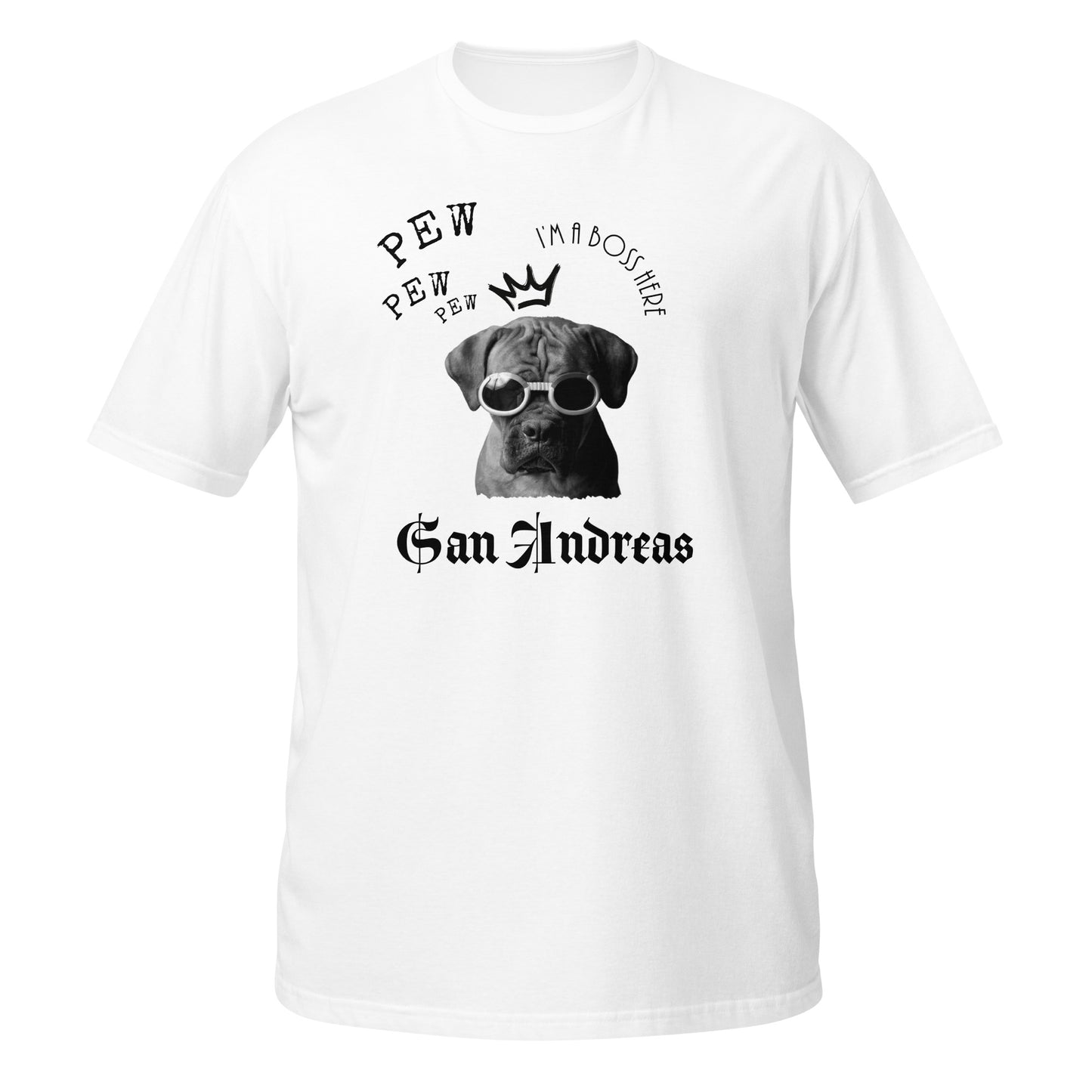 Short-Sleeve Unisex T-Shirt "Dog i'm boss" ID 463 (m) [premium]